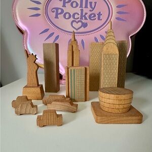 Muji Wooden Building Blocks Set - Natural Wood Tones